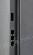 Двері вхідні для приватних будинків серії "GRAND HOUSE 56 mm" / Модель №10 / колір: Графіт металік муар