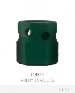 Адаптер NUKI к тумблеру цилиндров TOKOZ, ABLOY, EVVA, CES зелёный