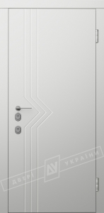 Двери входные внутренние "ИНТЕР 7/1" 2040*880 "модель"MC 02"антрацит ТП ANT01-105С-0.20., правые