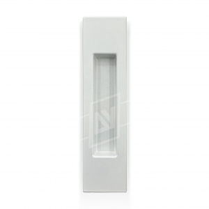 Ручка для розсувних дверей "MVM" прямокутна, [біла], [150 x 37 мм]