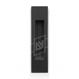 Ручка для раздвижных дверей "MVM" прямоугольная, [чёрный], [150 x 37 мм]