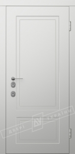 Двери входные внутренние "ИНТЕР 7/1" 2040*880 "модель "TN 02"антрацит ТП ANT01-105С-0.20., правые