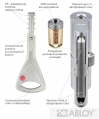 Цилиндр "ABLOY" Protec2 CY323 [3 ключа] 92mm (51/41T) CR [ключ/тумблер]  [хром]